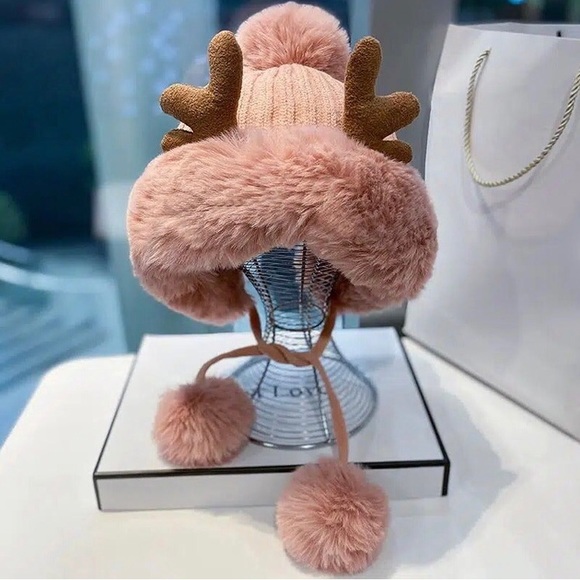 COPY - Unique Antler Plush Reindeer Hats New✨ - Picture 5 of 16